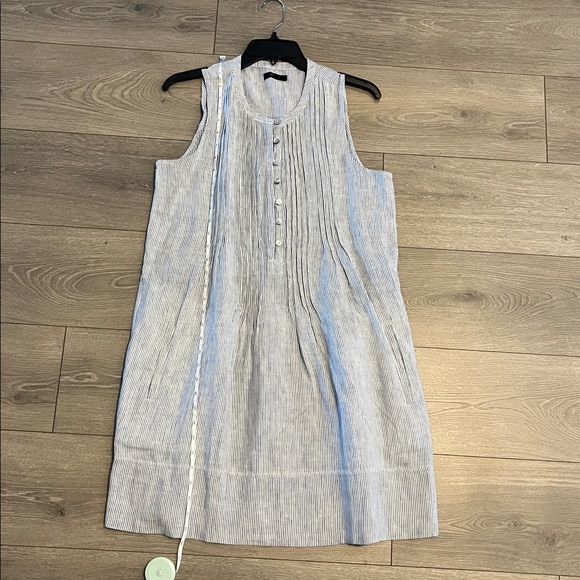 NWOT Quince European Linen Sleeveless Swing Dress Size Small - Picture 12 of 16
